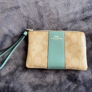 Coach Signature wristlet